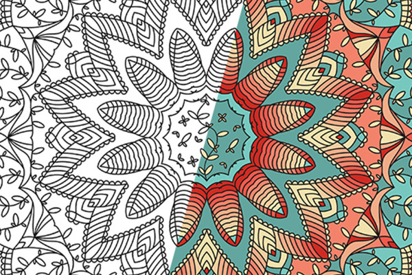 Formas fascinantes: plantillas de mandalas vectoriales - Versión 04