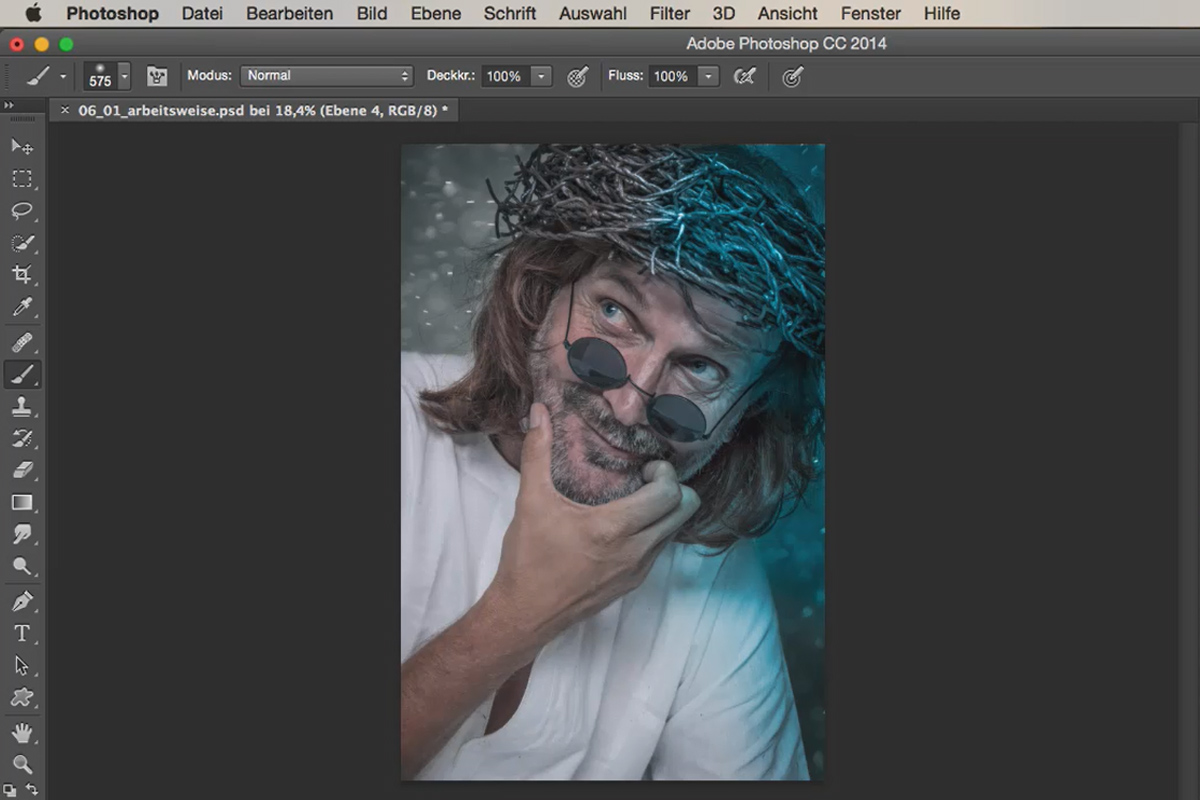 Utseende og stiler med Photoshop - Ikke-destructiv vs. destruktiv arbeidsmåte.