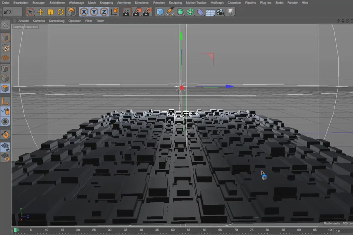 Cinema 4D – Šviesos nustatymas: 1.4 šviesos kryptis