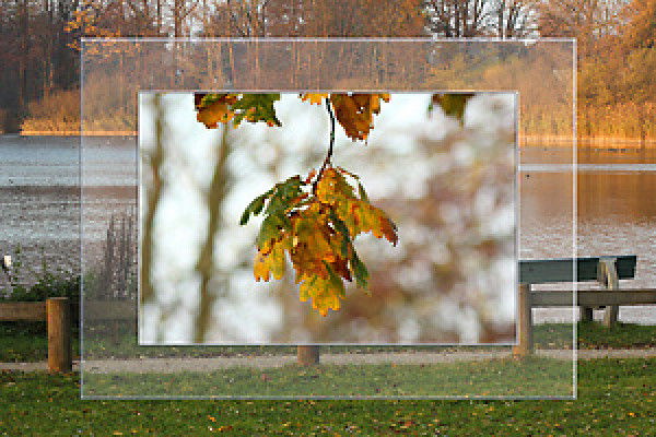 Photoshop-åtgärd: Glasbildram 2