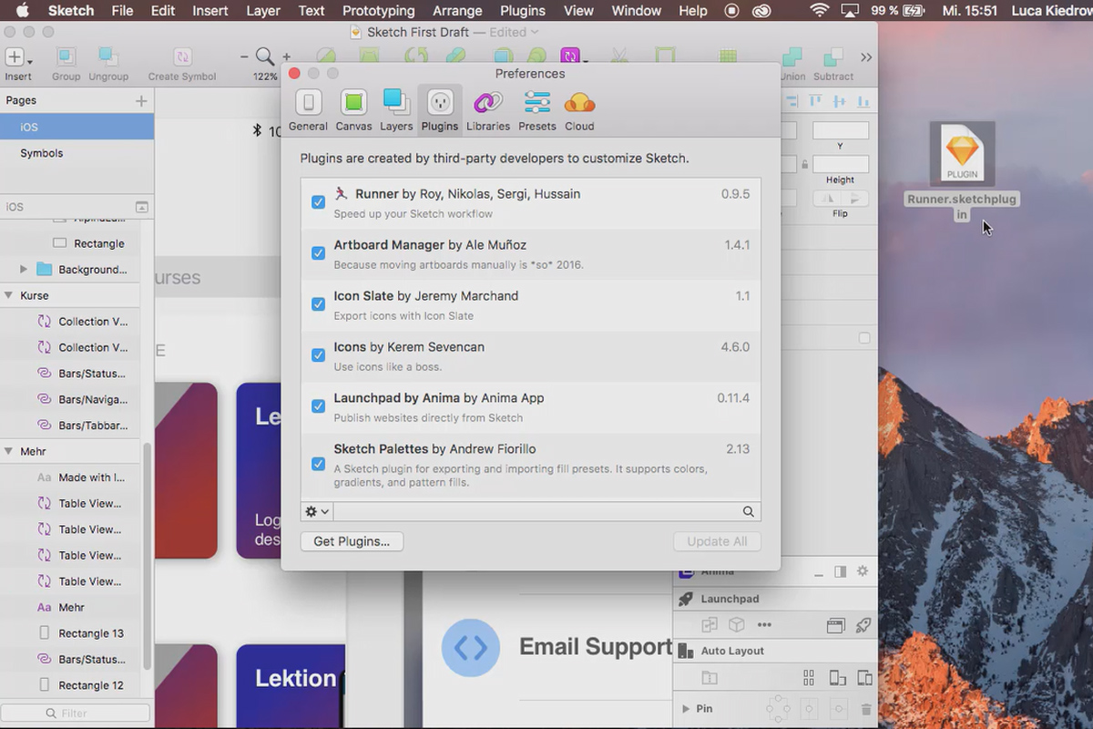 Tutorial de Sketch: 1.5 Los plugins más importantes