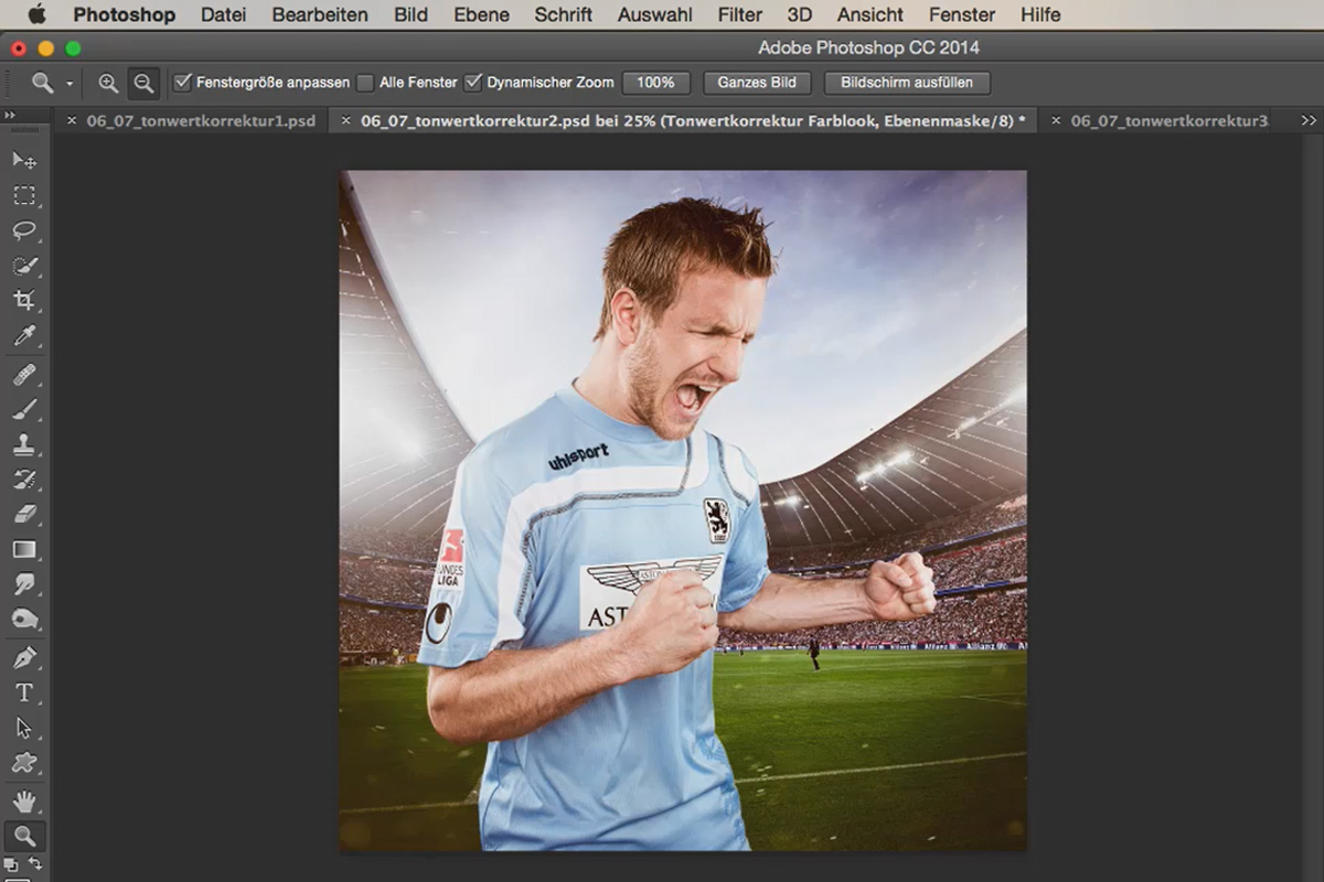 Utseende og stiler med Photoshop - Tonedetaljekorreksjon