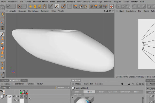 Maxon BodyPaint - Material layers