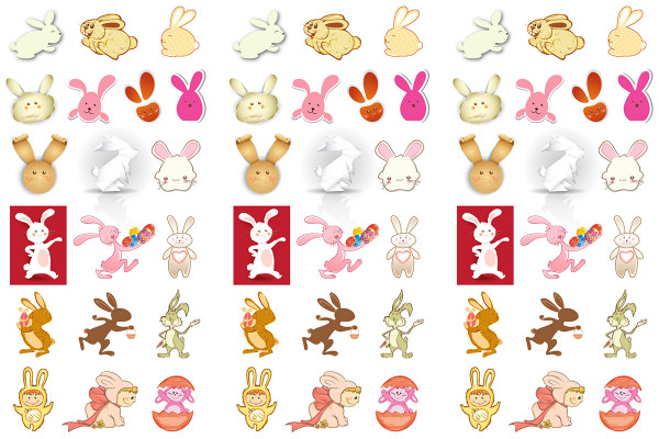 Ilustraciones vectoriales de Pascua, frescas y primaverales - 5