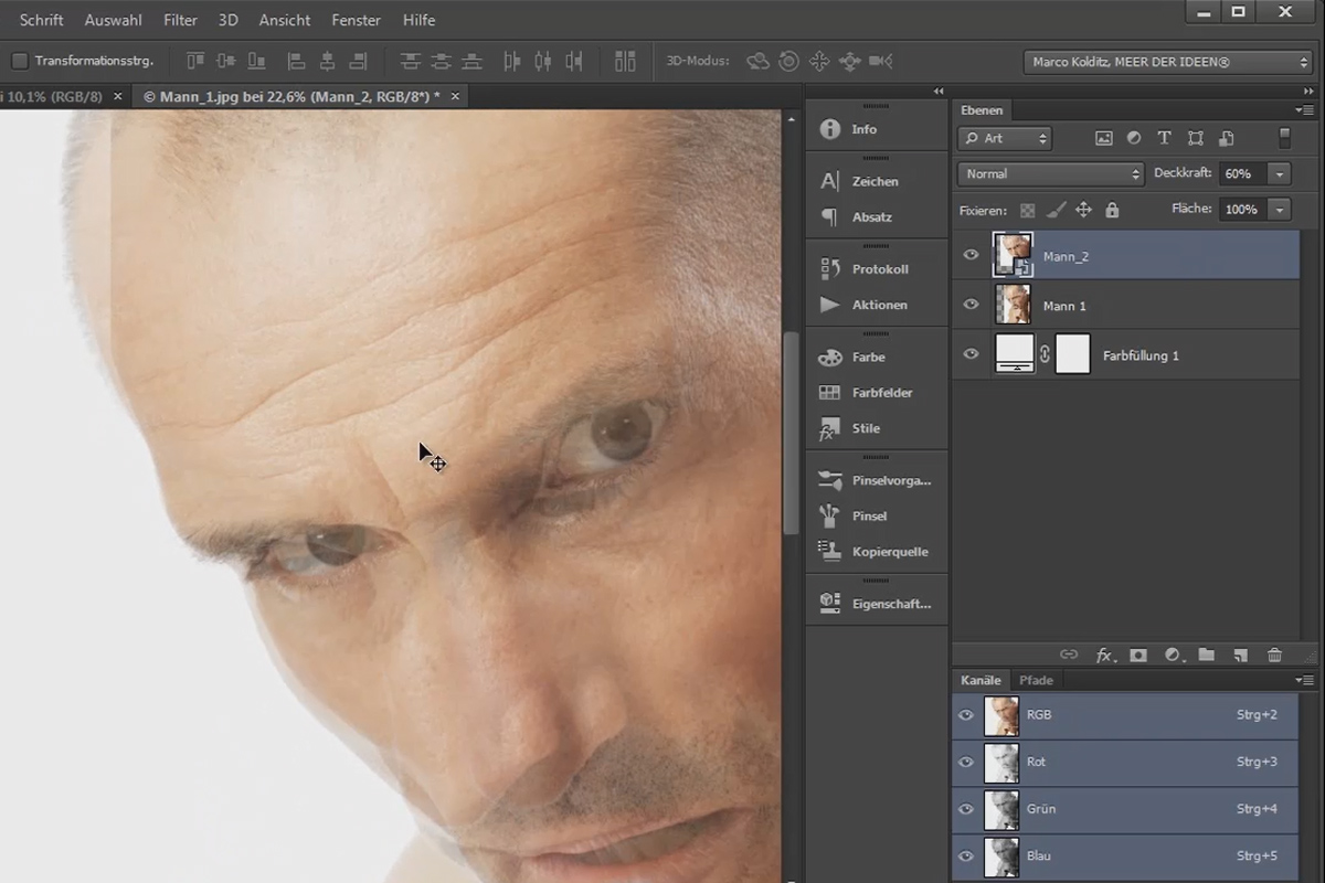 Photoshop-kompositointi - Meren oraakkeli - Osa 05: Valmistele ja sijoita maski