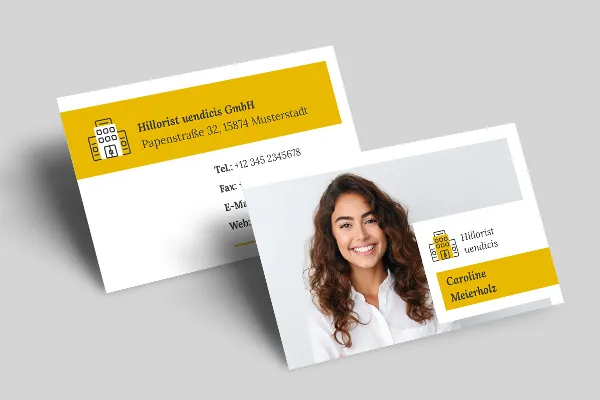 Tarjeta de visita de alta calidad para empresas inmobiliarias y estudios de arquitectura