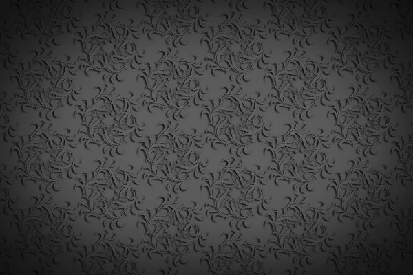 Svartvit bakgrund: 10 ädla ornament – 5