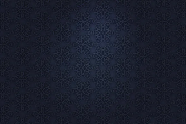 Dark blue background: finest ornamentation for download - Version 5