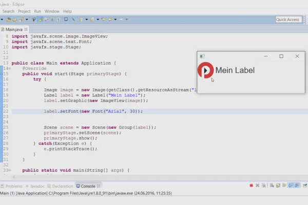 JavaFX Tutorials – GUI-Entwicklung