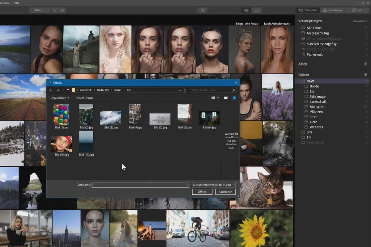Skylum Luminar 4-tutorial: 1,5 | Åbn enkelte filer.