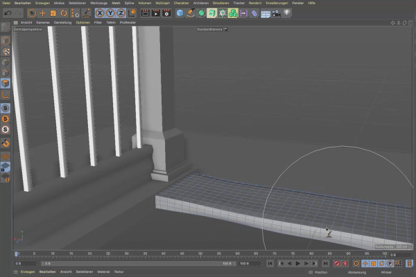 Cinema 4D-tutorial "Underground": 1.11 Fortov