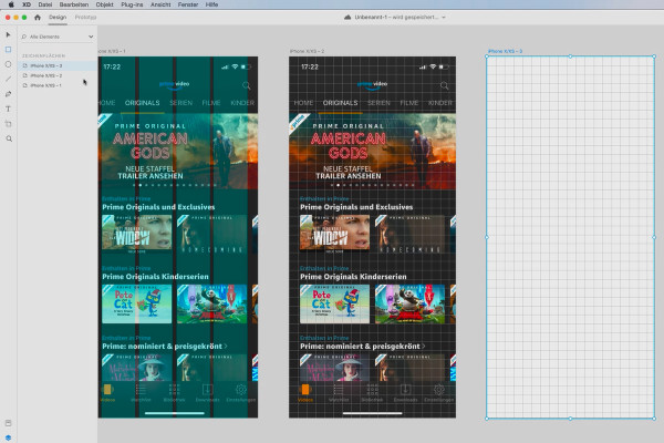 Adobe XD-guide: 05 | Rasterinställningar för kolumner och rektangulära rutor