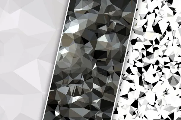 Polygonal textures and backgrounds - Version 4: gray