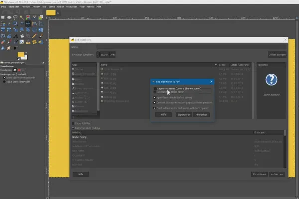 Nuove funzioni in GIMP 2.10: 1.4 | Formati di file.