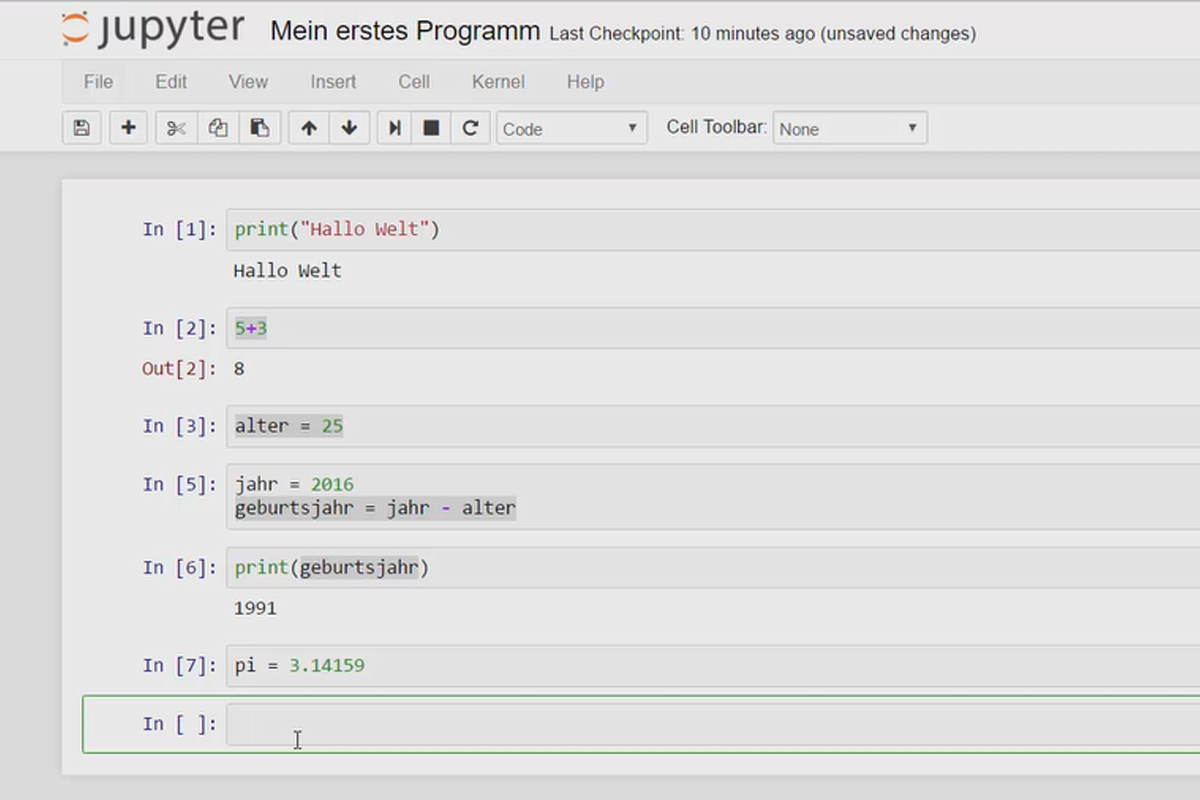 Python-programmering för nybörjare - 05 Siffror och variabler i Python