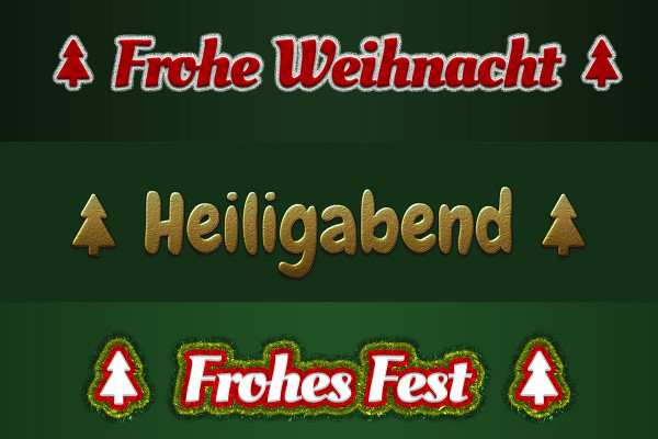 Photoshop-stiler for jul og vinter: 04 | Stiler for en god fest