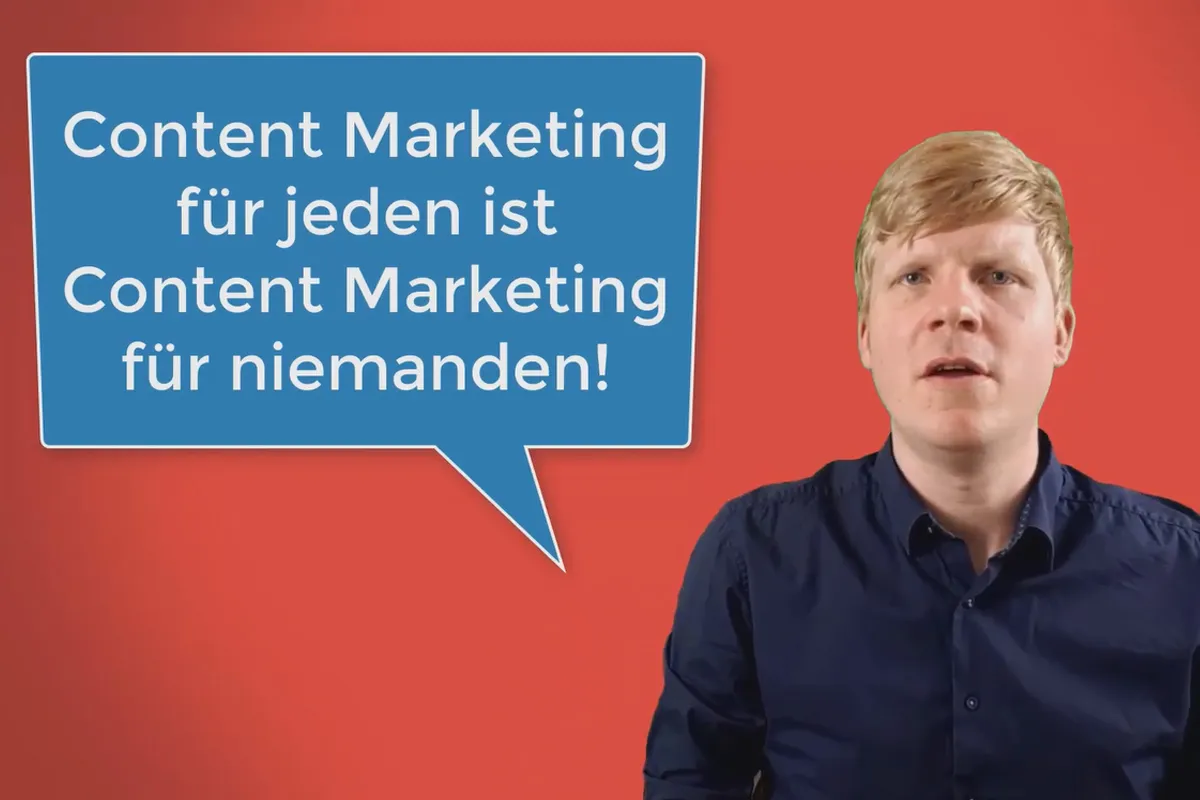 Wie du mit Content Marketing Kunden gewinnst: 2.2 Zielgruppe kennenlernen