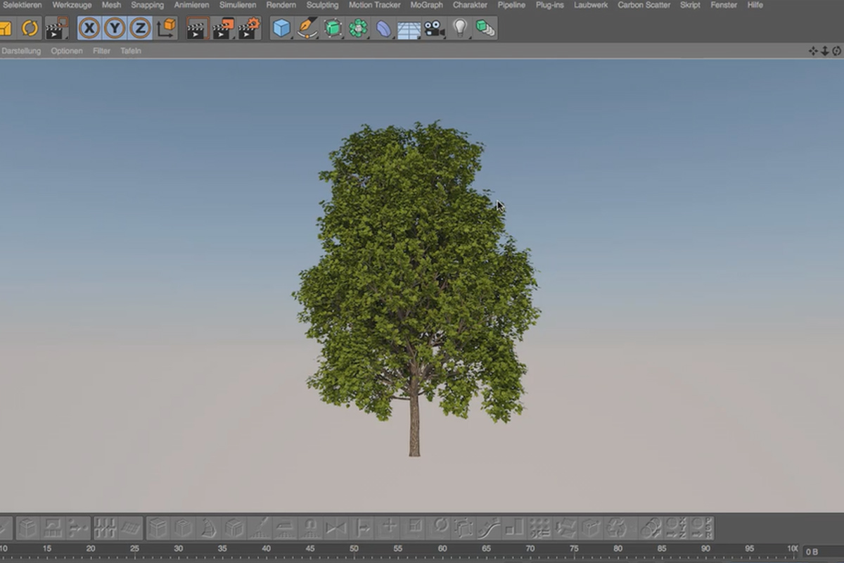Laubværk til Cinema 4D: Laubværk plantekits - 01 Introduktion