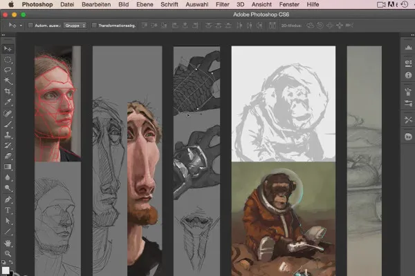 Character-Painting in Photoshop - Modul 0.1 Einleitung