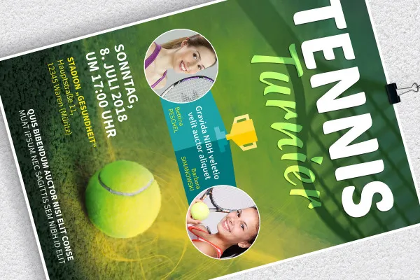 Flyer templates for sporting events - Version 5