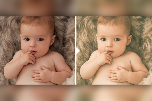 Photo preset for baby photos (Lightroom, Camera Raw): 04 | Dreamy Child