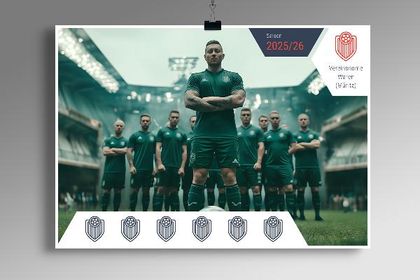 Ontwerp sjablonen voor jullie sportvereniging - Vol. 2: Teamfoto.