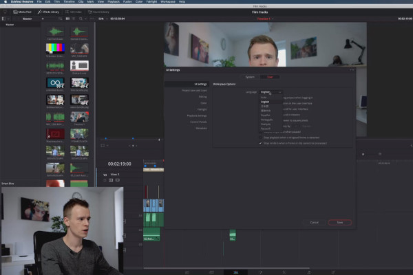 DaVinci Resolve eğitimi: 1.5 | İngilizce - evet, ve?