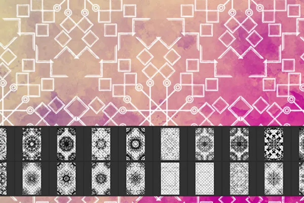 Motifs Photoshop : Ornements vintage 4