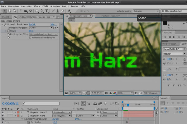 Conceptos básicos de After Effects: capas, modos, máscaras y capas de forma