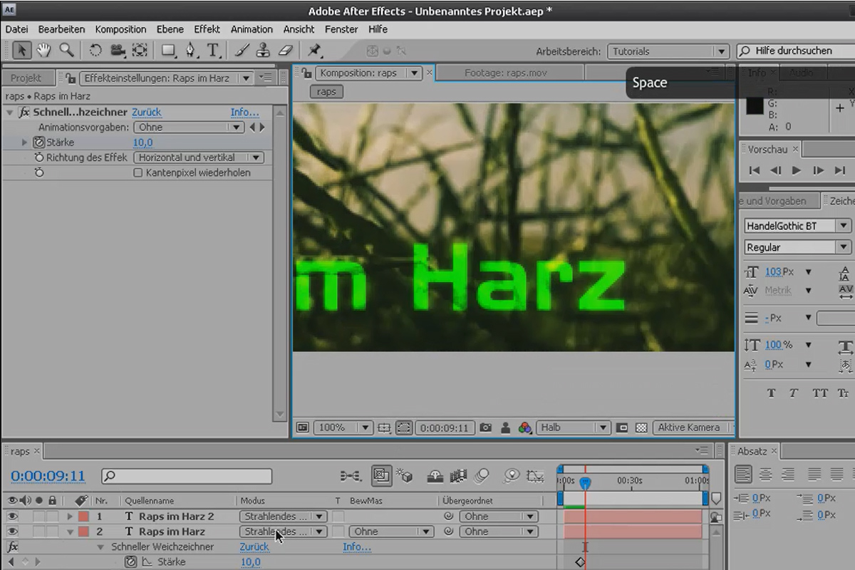 After Effects Basics: Layers, Modes, Masks and Shape Layers