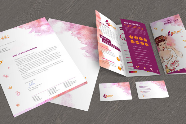 Corporate Design: Briefpapier, Visitenkarten, Flyer – Version 5