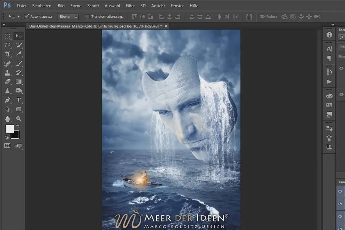 Photoshop-Composing - Das Orakel des Meeres - Teil 01: Einführung, Bildaufbau, Zielsetzung
