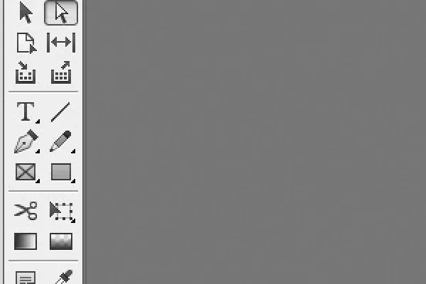 Tiesioginio pasirinkimo įrankis programoje "InDesign