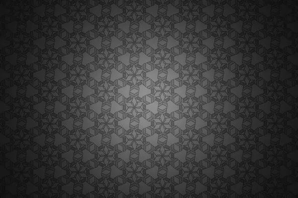 Black and white background: 10 elegant ornaments - 1