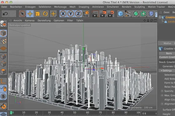 Cinema 4D meets Photoshop: I - 1.5. Greebler erklären: Wie funktionieren Stock Greebles