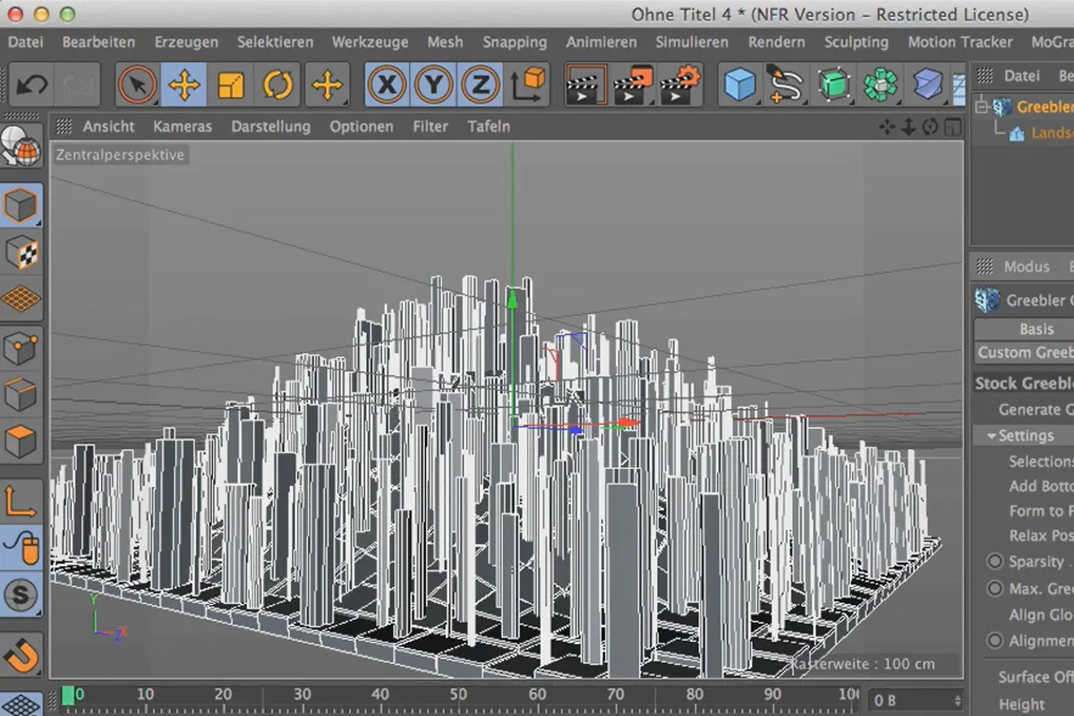 Cinema 4D spotyka Photoshop: I - 1,5. Greebler wyjaśnia: Jak działają Greebles magazynowe?