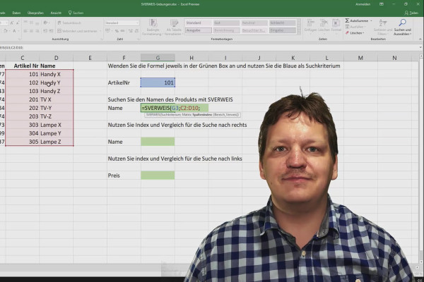 Excel course for controlling and sales: Assortment list, units, currency & Co - 1 Intro