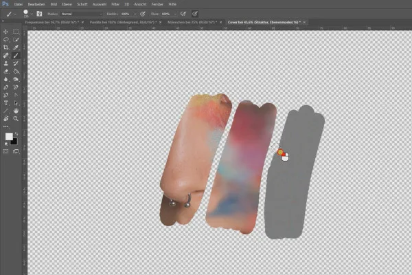 Separazione delle frequenze in Photoshop - dividere in 05 livelli (esempio pratico)