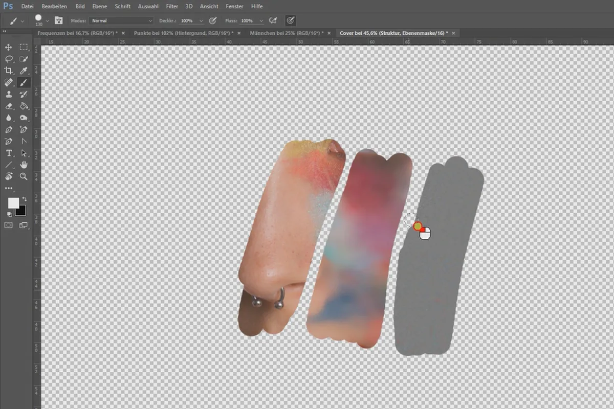 Separazione delle frequenze in Photoshop - dividere in 05 livelli (esempio pratico)