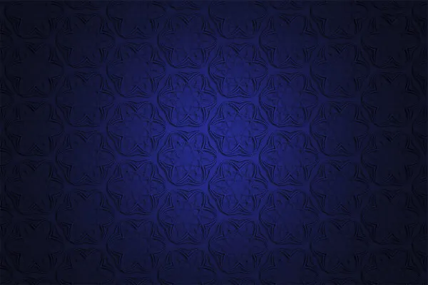 Blue background images with the finest ornamentation - Version 1