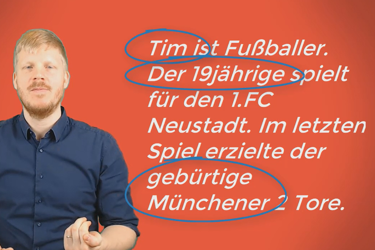 Texte schreiben lernen: 2.5 Vermeide Synonyme