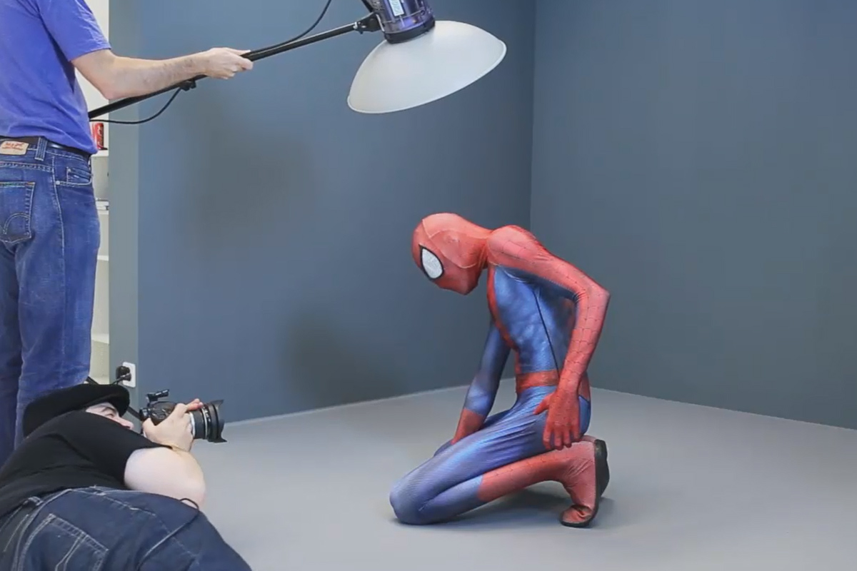 Taiteen tie Photoshopissa: Kuvakonsepti ja kuvaaminen - Kuvaussarja 1 "yksi valo"-asetus