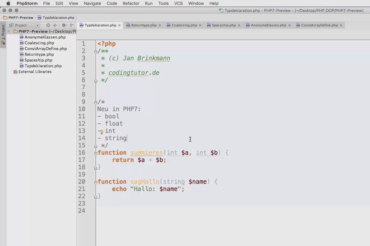 Programación web orientada a objetos con PHP - 1.06 Cambios en PHP 7