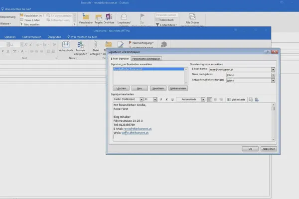 Mai bine în Outlook: Devino un erou al biroului - Creare și aplicare a semnăturii de e-mail 06