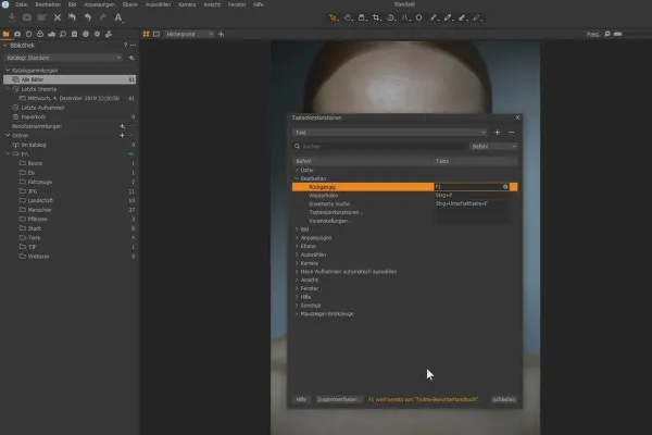 Tutorial di Capture One Pro: 1.5 | Scorciatoie da tastiera