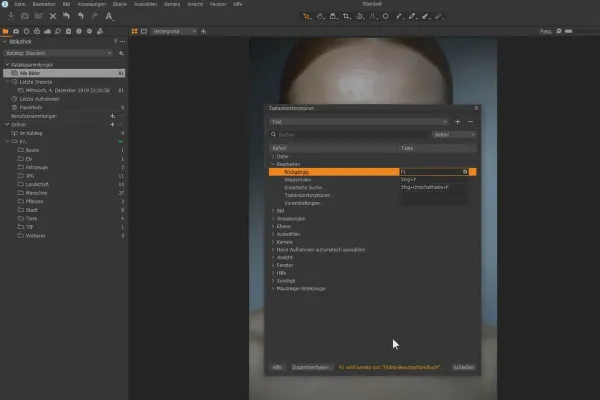 Capture One Pro-Tutorial: 1.5 | Tastaturkürzel