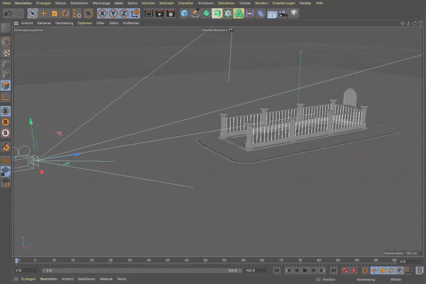 Cinema 4D-tutorial "Underground": 1.15 vej