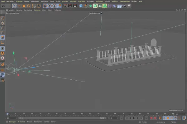 Cinema 4D-Tutorial "Underground": 1.15 Straße