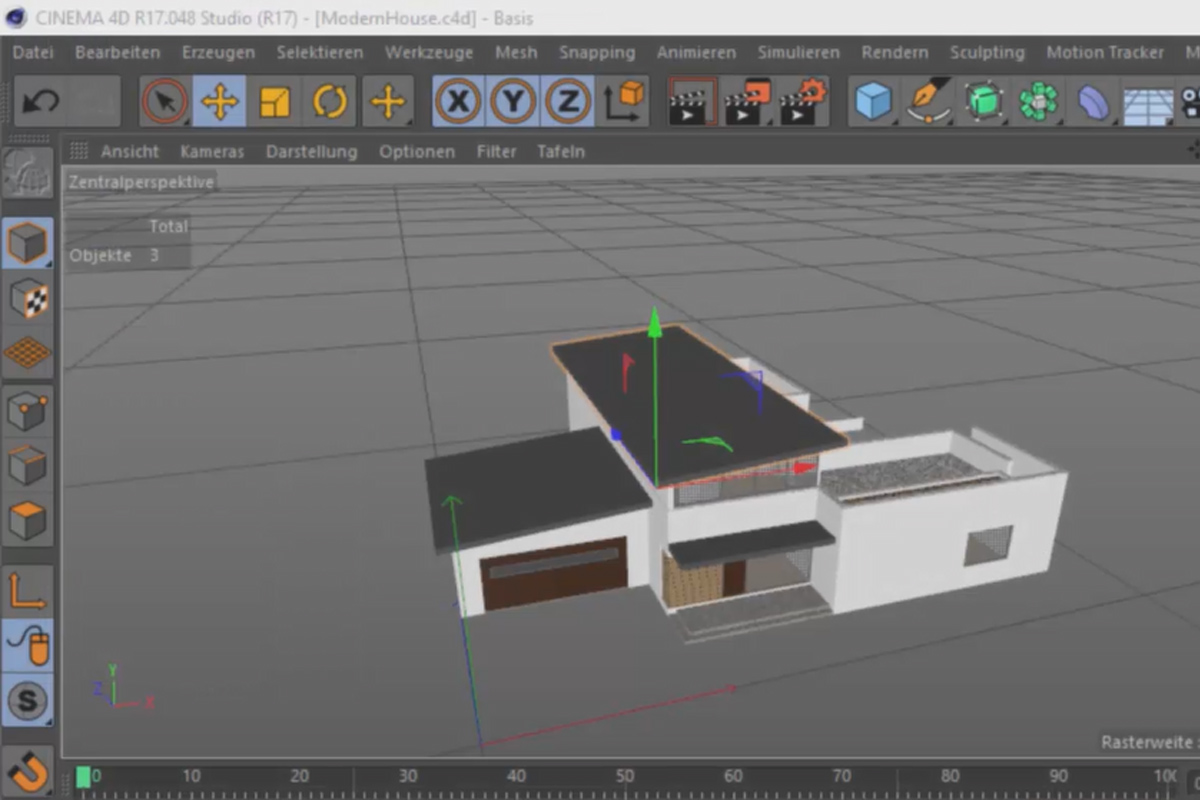 Vistas de arquitectura en 360° con Unity y Cinema 4D - 06 Arquitectura: importación y exportación