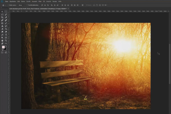 Käytä luovasti tekstuuria Photoshopissa: käytä 6 valovuotoa ja bokehia.